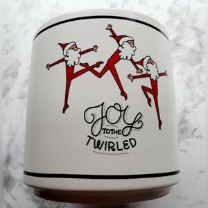 JOY TO THE TWIRLED Christmas Kitchen Utensil Holder--NEW/UNUSED